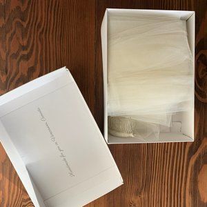 Davie and Chiyo Cathedral Length Ivory Veil